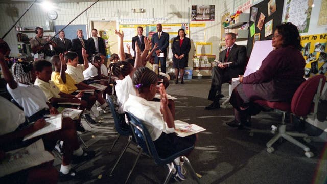 President Bush read to these students on 9/11. Now, they reflect as adults