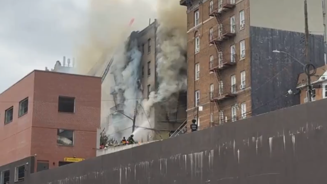 5-alarm fire in the Bronx reportedly caused by explosion, FDNY says