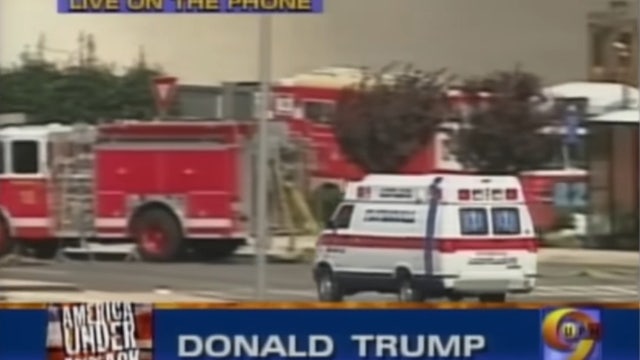 Donald Trump calls into WWOR/UPN 9 News on 9/11: Flashback