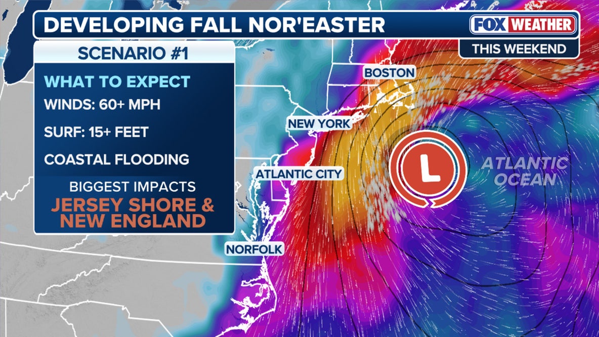 Updated NYC forecast track shows nor'easter shifting closer to Tri-State area