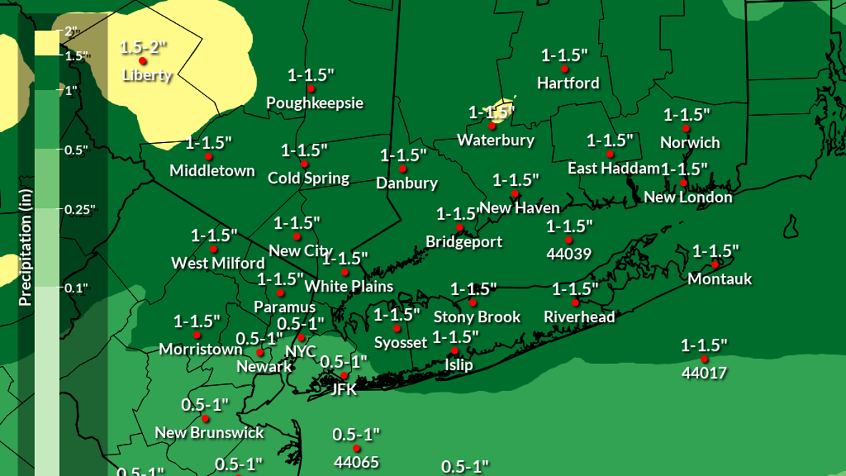 Heavy rain and downpours threaten NYC with localized flooding this weekend
