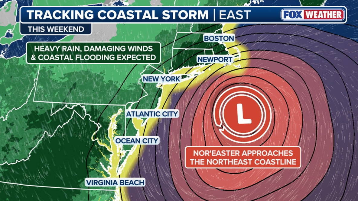 NYC, NJ weather: Forecast timeline, what to expect as fall nor'easter develops