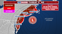 NYC, NJ nor'easter bringing heavy rain, strong winds, coastal flooding l Timeline, local impacts