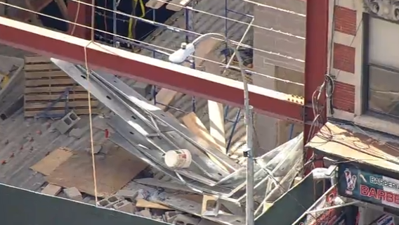 Partial building collapse in the Bronx leads to 2 injured, FDNY reports