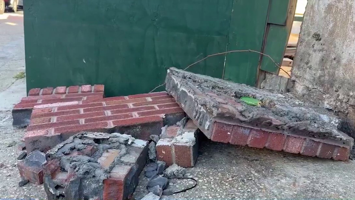 6-year-old girl hit by falling bricks outside building in Maspeth, Queens