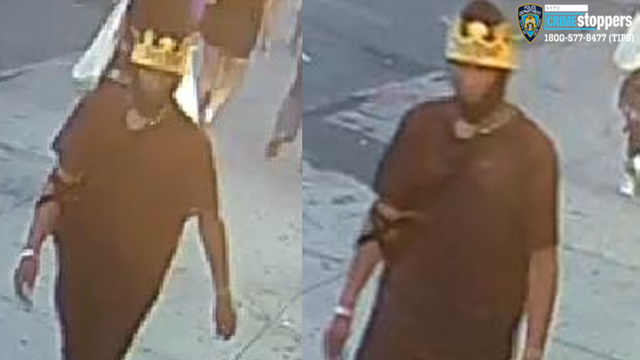 Man wearing crown, ski mask wanted in Brooklyn groping incident, NYPD says