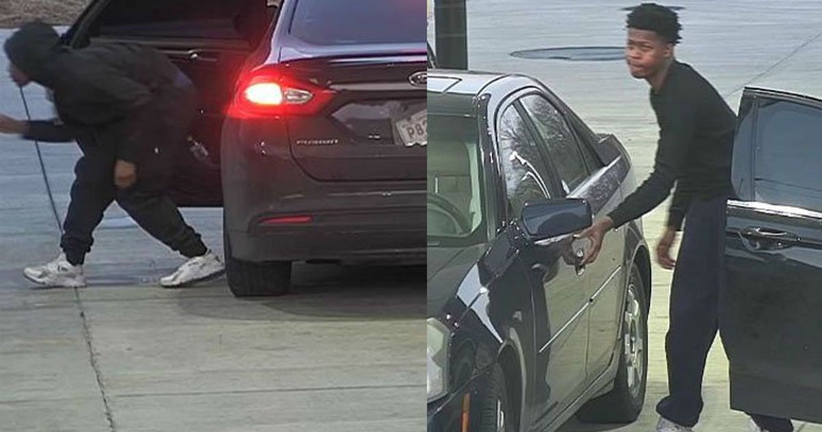 Caught on camera: Backpack stolen from vehicle while driver pumps gas ...