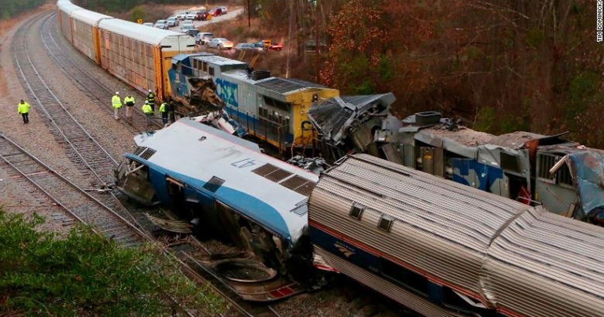 Amtrak train slams into freight train in South Carolina; 2 dead, 100 ...