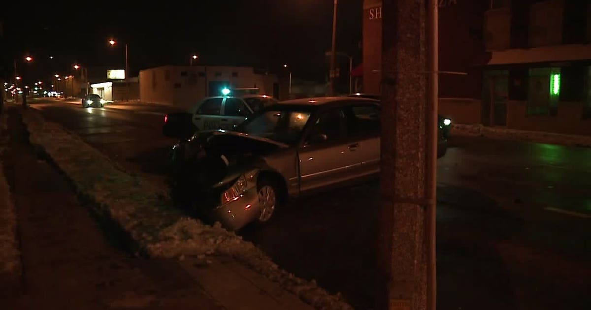 2-vehicle crash sends car into building near 20th and North in ...