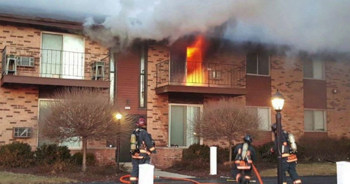 5 rescued from balconies after fire at Greenfield apartment complex ...