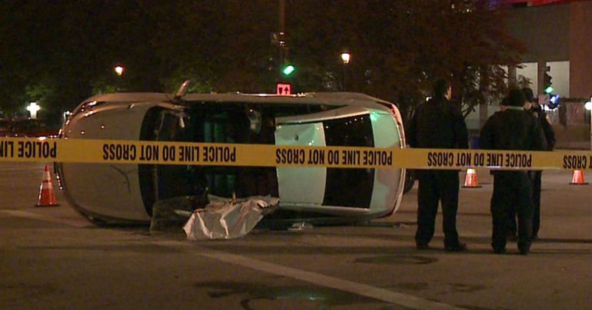 Two hurt, one in custody after rollover crash in downtown Milwaukee ...