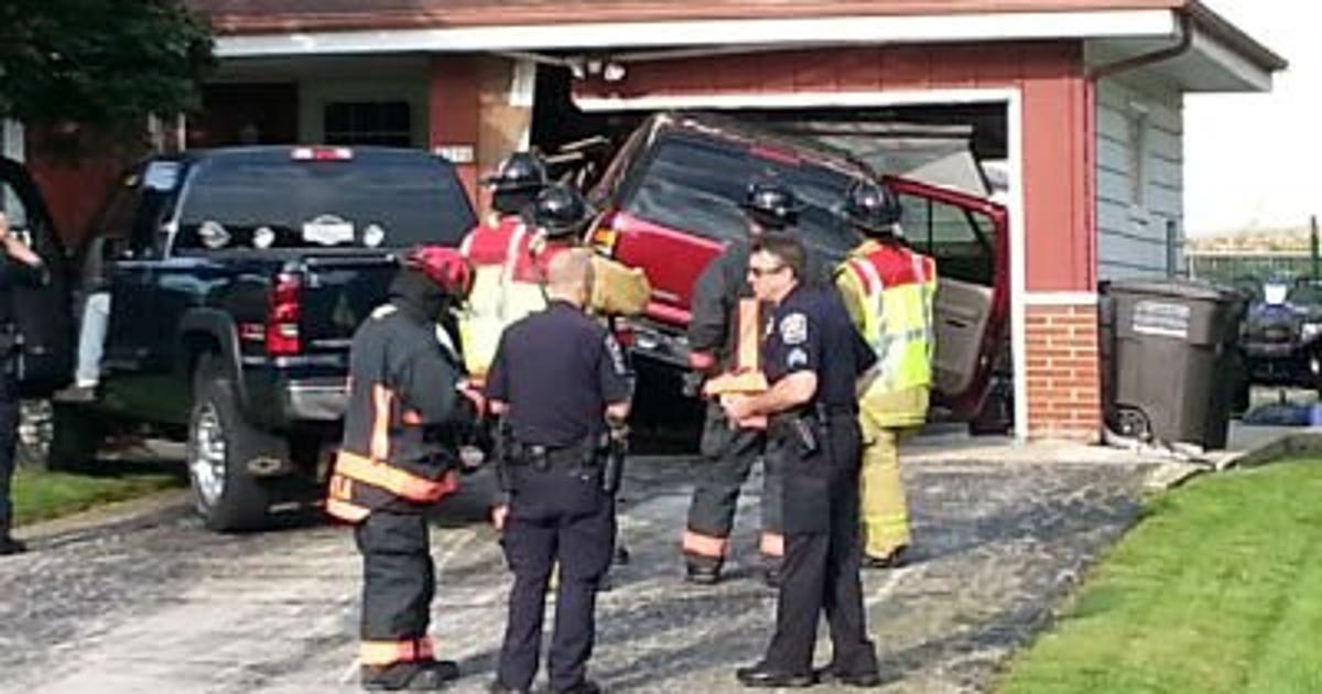 Truck crashes into garage attached to home | FOX6 Milwaukee