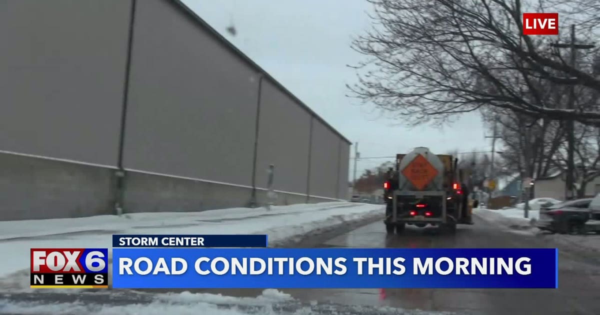 Driving conditions remain slick, snowy in areas of SE Wisconsin | FOX6 ...