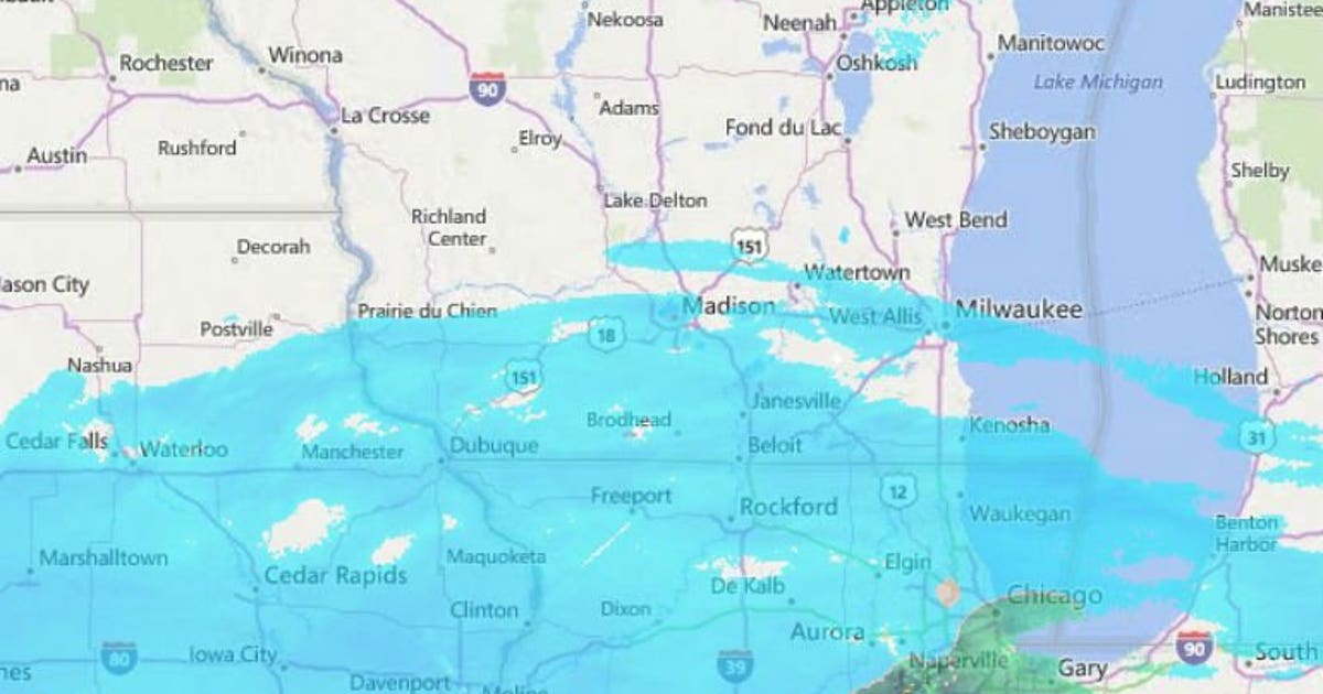 Light snow in SE Wisconsin expected to wrap up by mid-morning Sunday ...