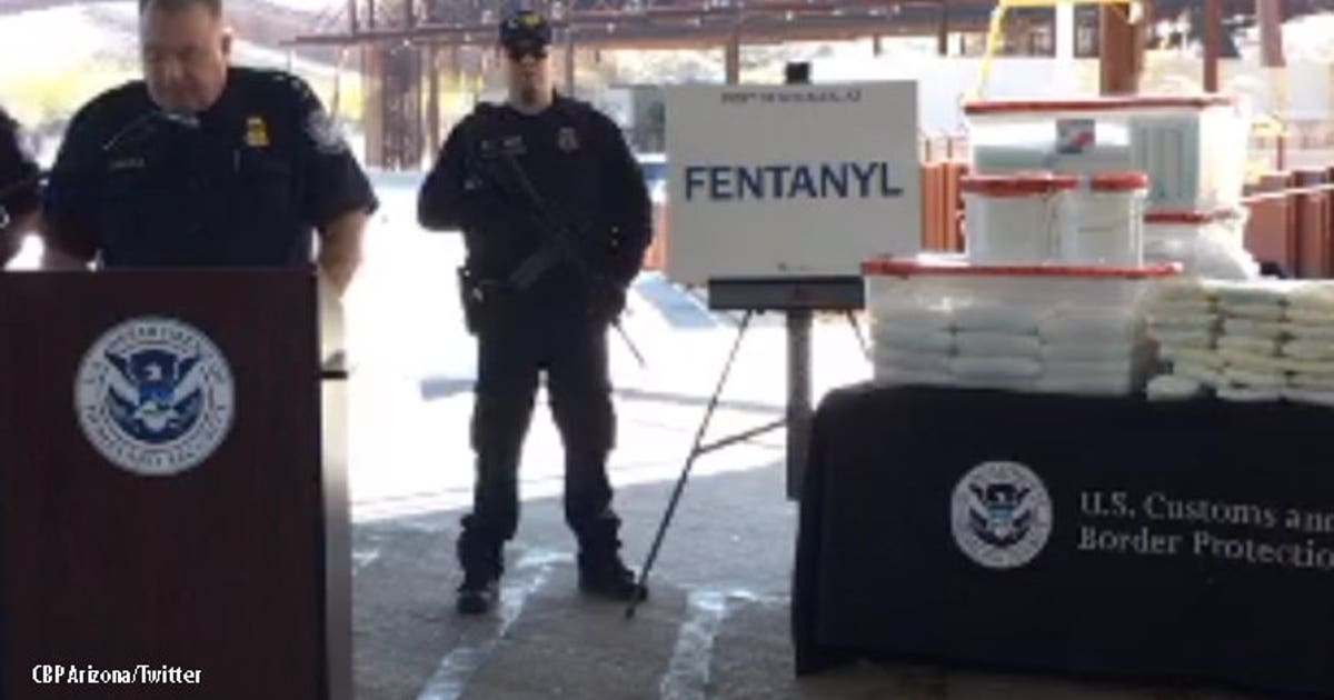 Biggest bust ever: Border officials seize nearly 254 pounds of fentanyl ...