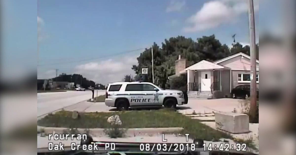 Dashcam video: Oak Creek police rescue man pinned under car | FOX6 ...