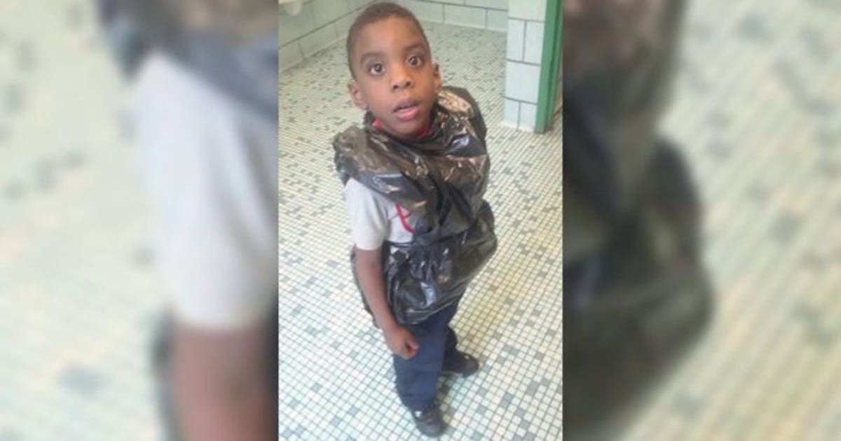 Mom says she found special needs son wearing trash bag in classroom ...
