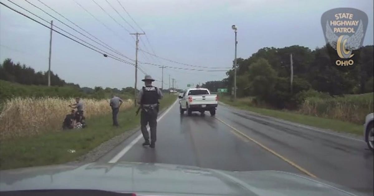 Video shows man stealing police cruiser, leading Ohio officers on chase ...