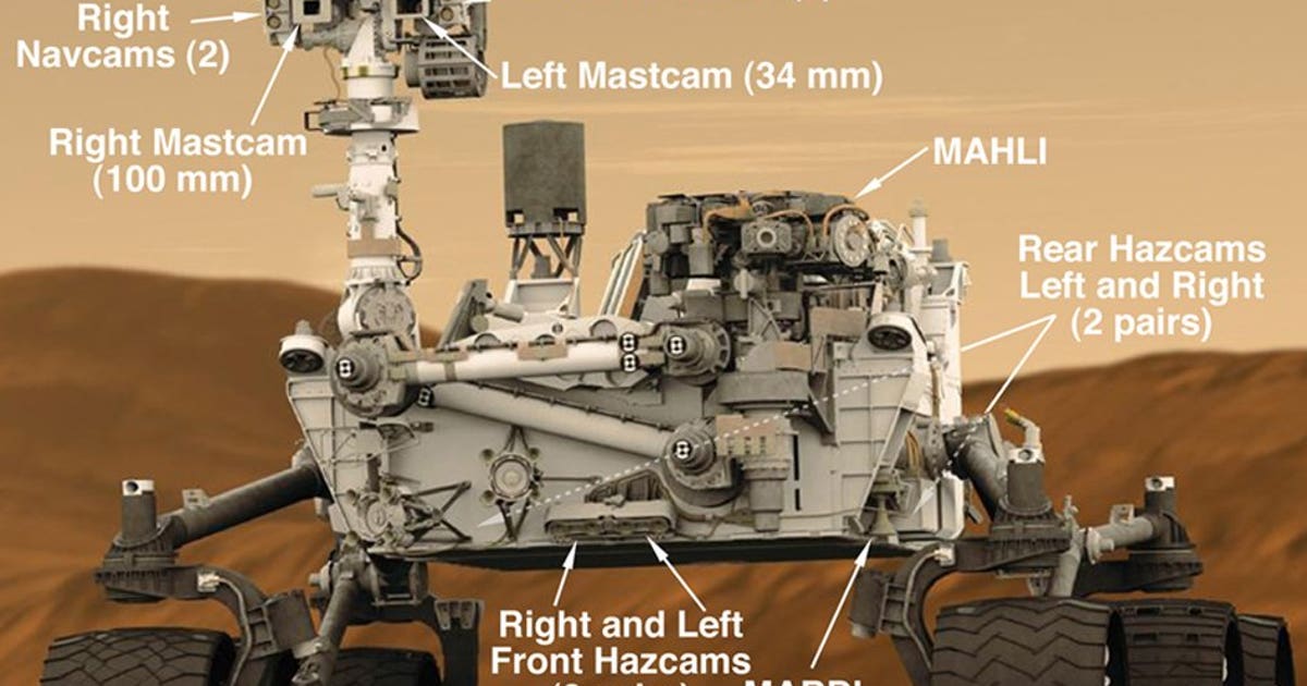 Mars Curiosity Rover Entry Module Mars rover Curiosity passes first driving test | FOX6 Milwaukee