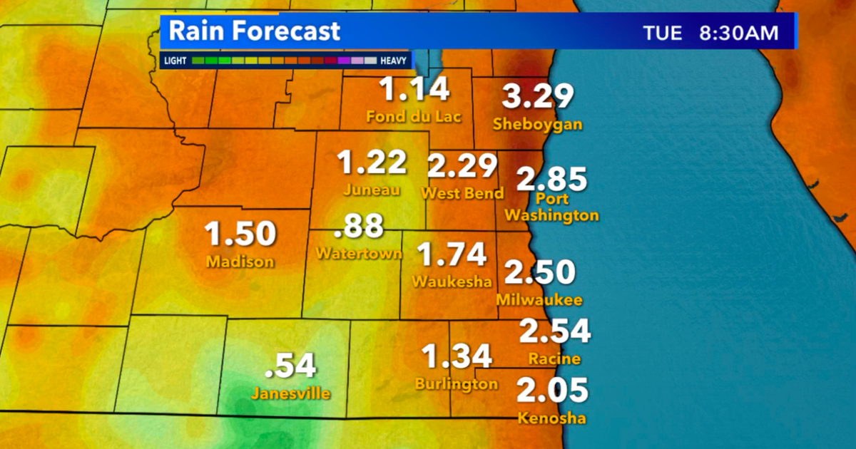 Expect a month's worth of rainfall over 48 hours for SE Wisconsin ...