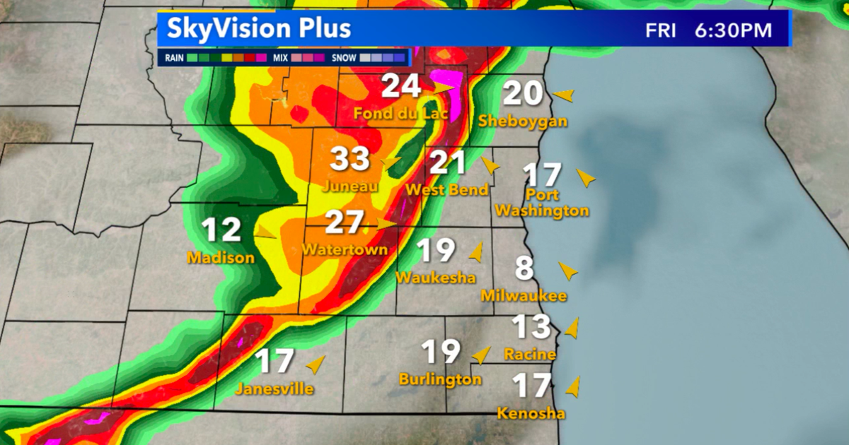 Slight risk for severe storms in SE Wisconsin Friday, weekend should be ...