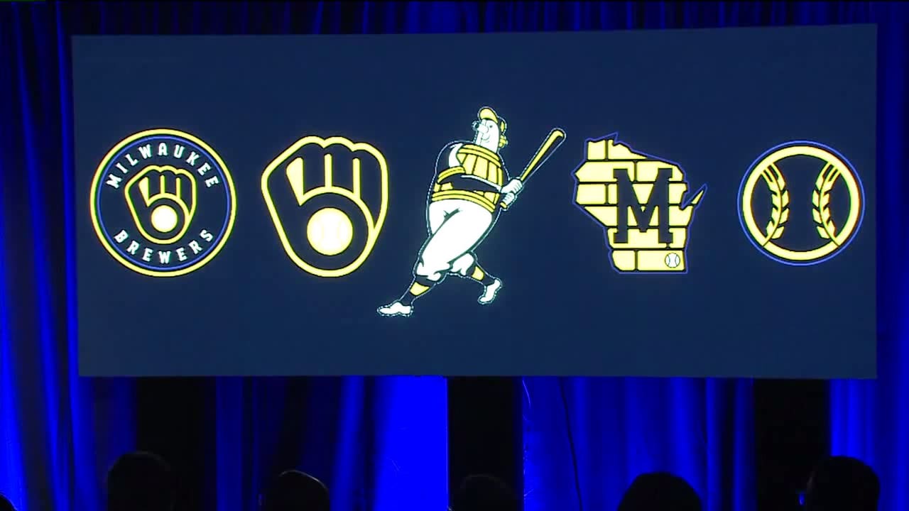 Milwaukee Brewers unveil new logo, merchandise for 50th season - Milwaukee  Business Journal