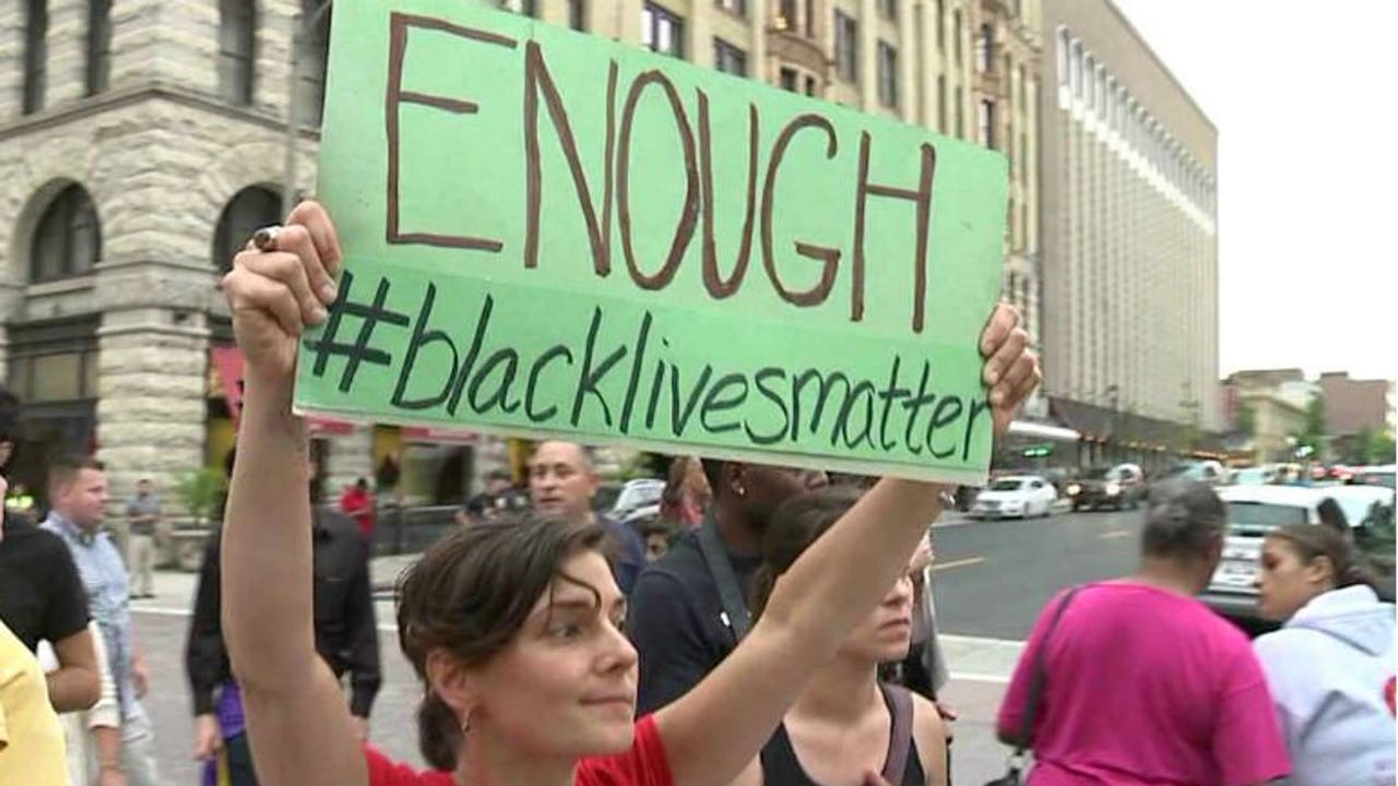 Another Demonstration In Downtown Milwaukee What Do Protesters Want   Demonstration 