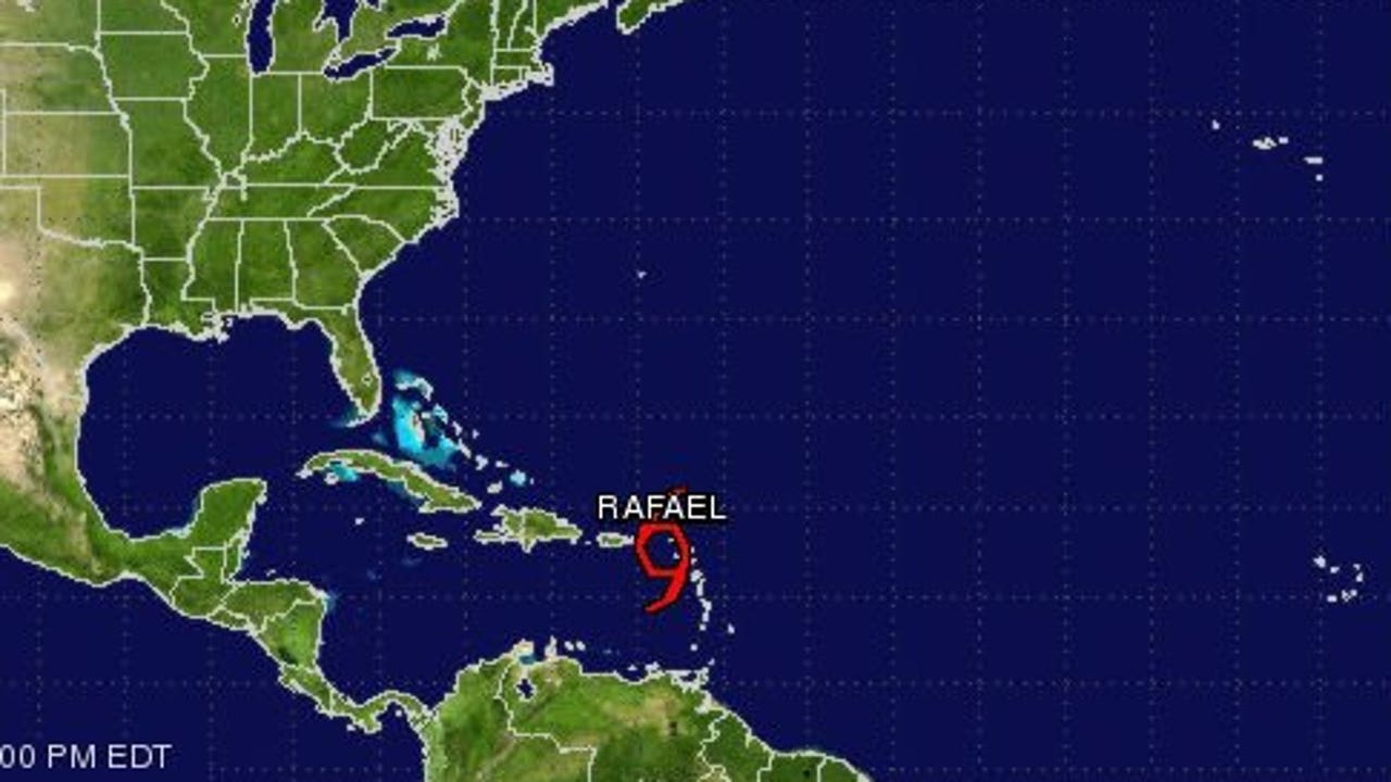 Tropical Storm Rafael Threatens Virgin Islands, Puerto Rico