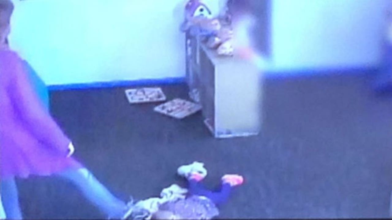 Florida daycare worker charged after video shows her kicking toddler in ...