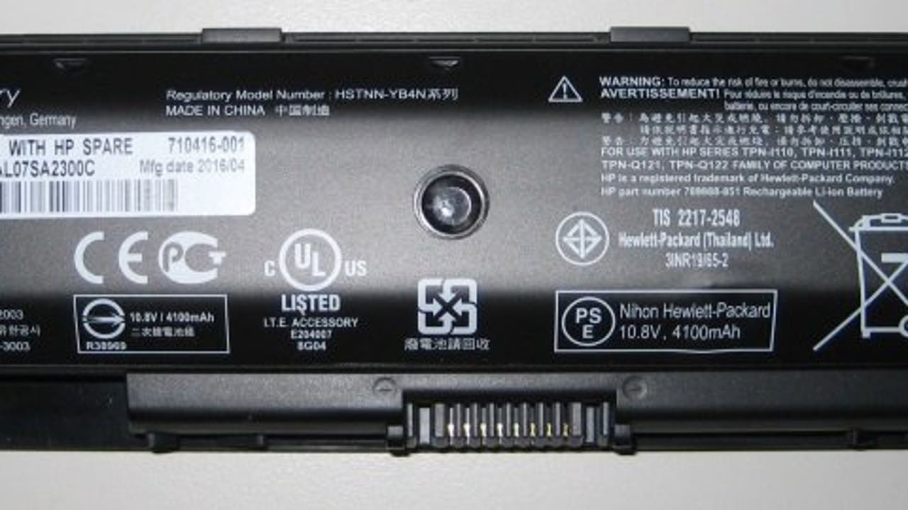 RECALL ALERT HP recalls 101K laptop batteries due to fire risk