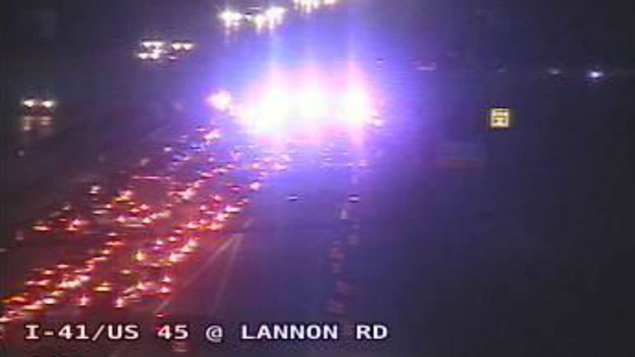 All clear Incident temporarily shuts down southbound lanes on US 41/45