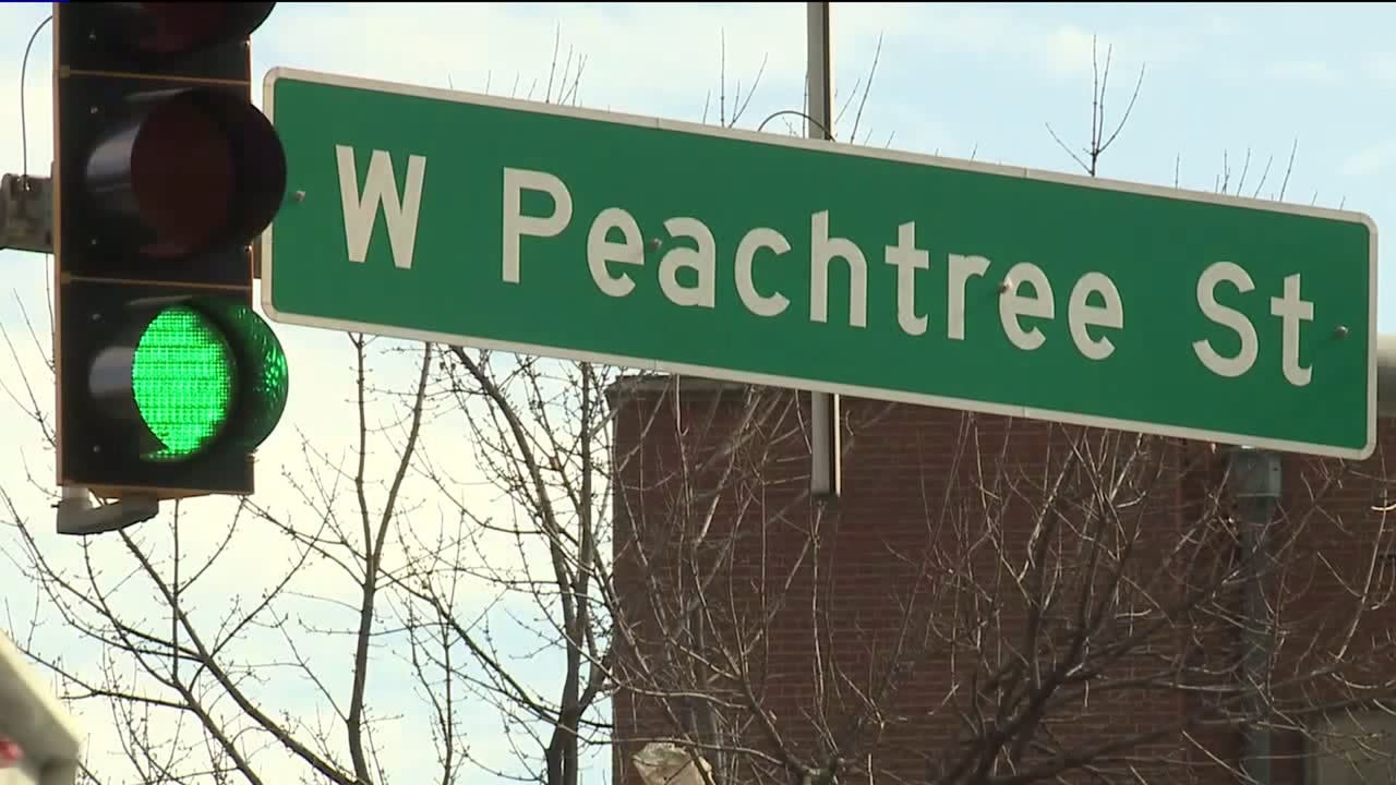 Atlanta is the land of 'peach tree' everything: 75 streets have 'peach' in  them!