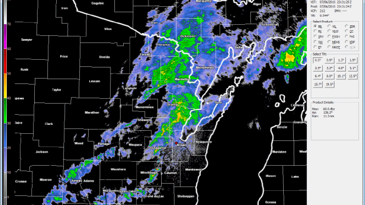 Assessing the damage Storms that passed through NE Wisconsin spawned 4