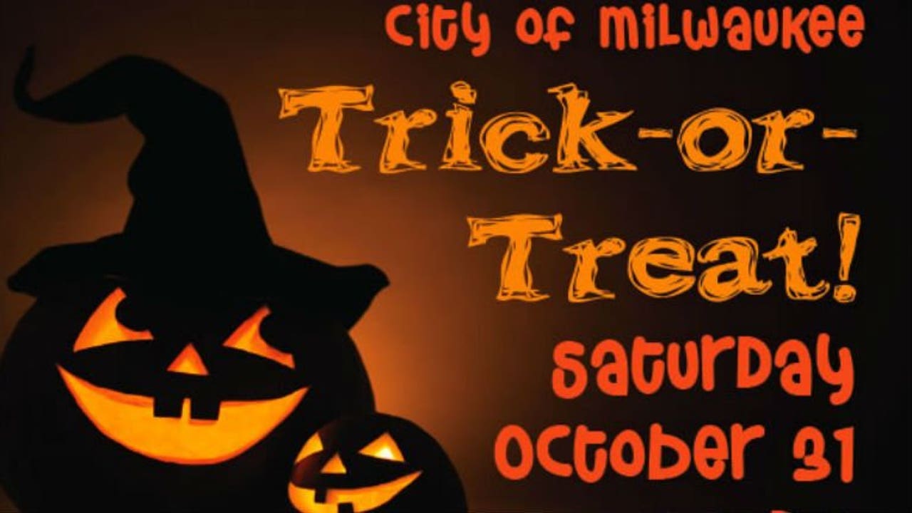 Trick or Treat in Milwaukee will occur on Halloween Saturday, October 31st