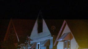 Two-alarm fire damages home near 39th & Wright
