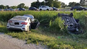 Video: Milwaukee man faces OWI charges after rollover crash that injured 3 children in his vehicle