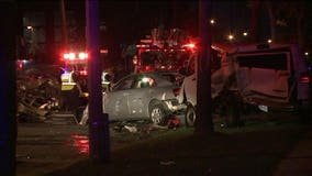Seven people taken to the hospital after crash involving five vehicles near 35th and Capitol