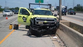 Deputy Sheriff's squad struck on I-894 near Lincoln Ave.