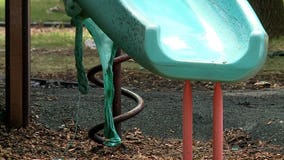 Police: 14-year-old boy taken into custody, suspected of setting playground equipment on fire