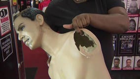 Attack on Obama mannequin at NYC sex shop leaves workers in shock, suspect under arrest