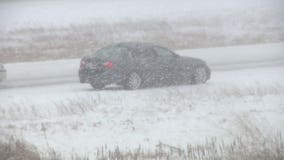 'Got to take it slow:' Snow covering ice leads to slick roads, crashes, disabled vehicles