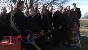 Ribbon cutting marks completion of Watertown Plank Rd. interchange in Wauwatosa