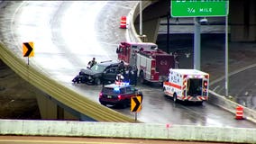 MCSO: 2 separate, single-car crashes near Marquette interchange; no serious injuries