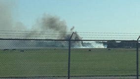 Two people dead after plane crashes, catches fire at Timmerman Airport