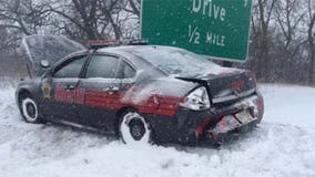 Motorist rear-ends squad at crash scene, deputy hurt