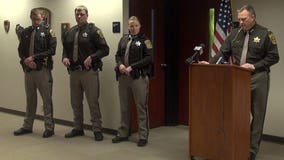 "None of us thought twice:" Sheriff's deputies honored for quick thinking, taking action