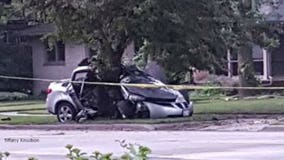 Racine police: 2 dead after speeding vehicle slammed into tree at Erie and South Street