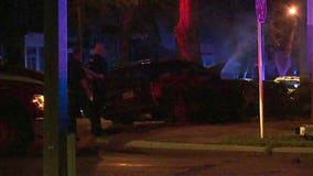 Police pursuit from Oak Creek to Milwaukee ends in crash