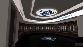 Milwaukee Admirals "break ground" for new locker room at UWM Panther Arena