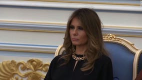 President Trump's wife keeps her head bare during Saudi Arabia visit